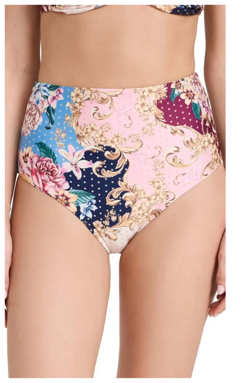 NWT Agua Bendita Alicia Blush Bottoms Size Large
